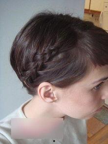 成人短发辫子教程视频,轻松打造时尚短发辫子教程